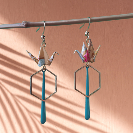 boucles origami géométriques